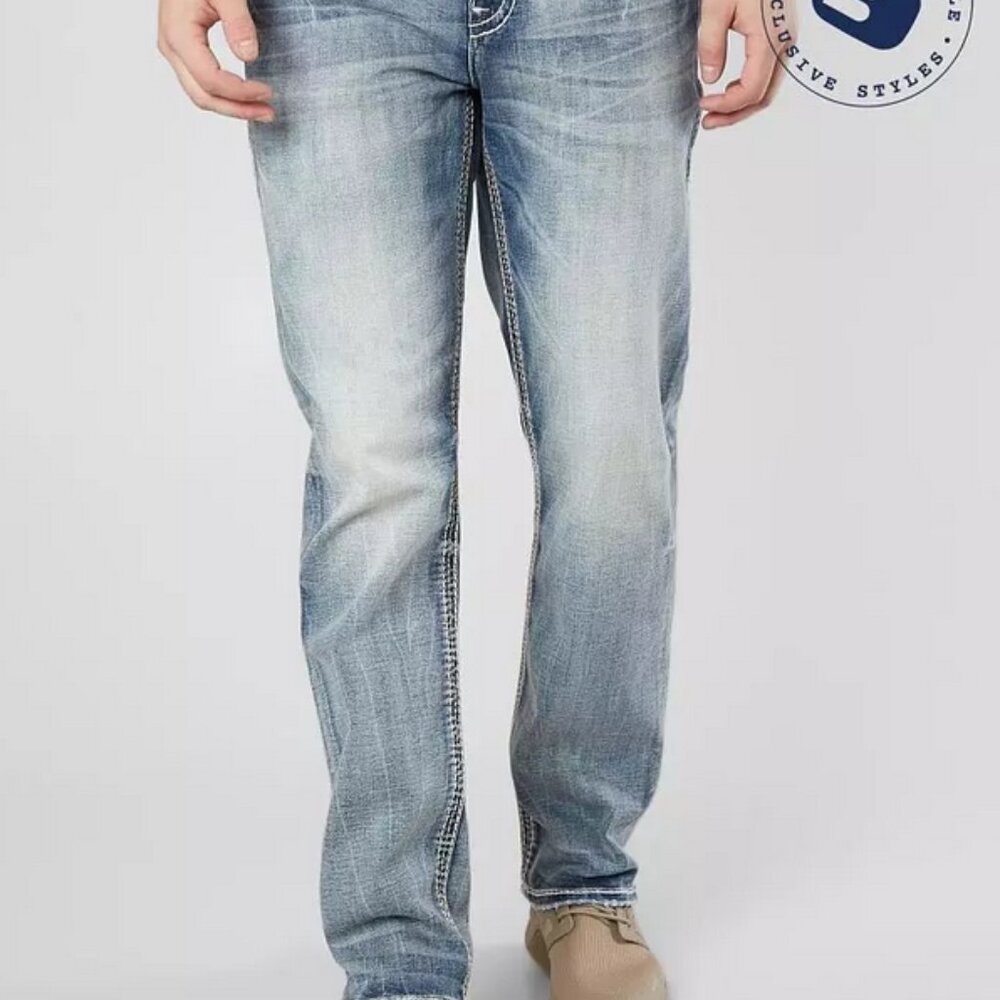 Mens Rock Revival Jeans